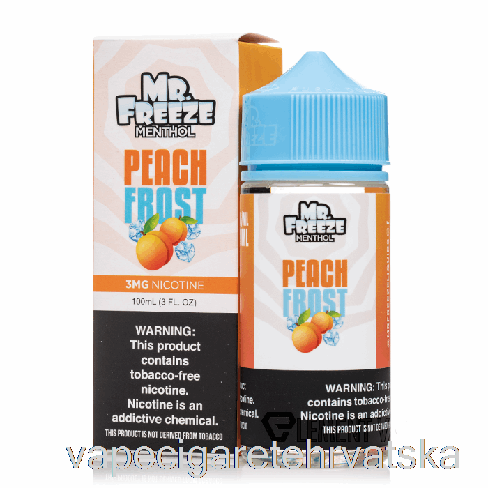 Vape Hrvatska Peach Frost - Mr Freeze - 100ml 6mg